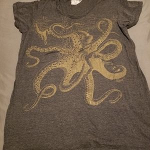 Sure brand tee, xl octopus print